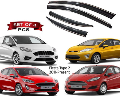 motobridge For Front, Rear Wind Deflector(Tinted Ford Fiesta)