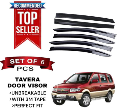 GENFRIDD For Non-convertibles Front Wind Deflector(Tinted Chevrolet Tavera)