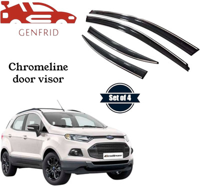 GENFRID For Non-convertibles Front Wind Deflector(Tinted Ford Ecosport)