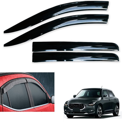 PEEPS STORE For Non-convertibles Front, Rear Wind Deflector(NA Maruti New Swift)