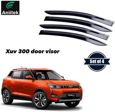 ANiiTEK For Non-convertibles Rear, Front Wind Deflector(Tinted MAHINDRA XUV300 W6 AMT Diesel)