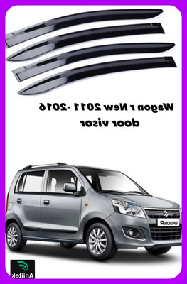 ANiiTEK For Non-convertibles Rear, Front Wind Deflector(Tinted Maruti WagonR)