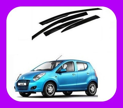 ANiiTEK For Front, Rear Wind Deflector(Tinted Maruti A-Star)