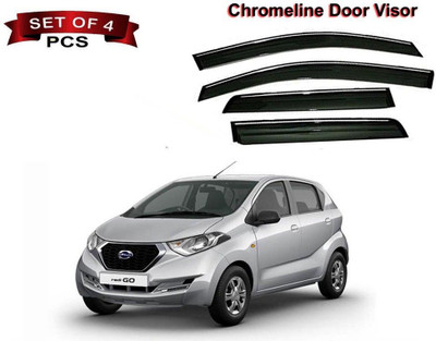 motobridge For Non-convertibles Front, Rear Wind Deflector(Tinted Nissan Redi GO S)