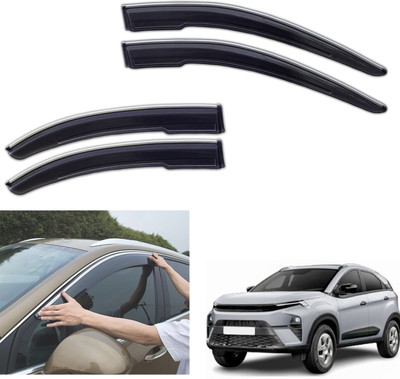 motobridge For Non-convertibles Front, Rear Wind Deflector(Tinted Tata Nexon)