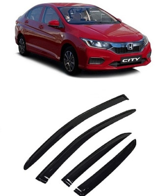 MOTOSHIELD For Non-convertibles Front, Rear Wind Deflector(Tinted Honda City)