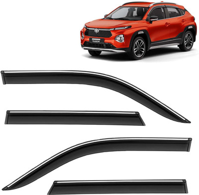 Kingsway For Non-convertibles Front, Rear Wind Deflector(Tinted Toyota Universal For Car)