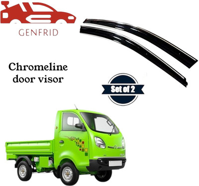 GENFRID For Non-convertibles Front, Rear Wind Deflector(Tinted Tata NA)