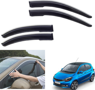 PEEPS STORE For Non-convertibles Front, Rear Wind Deflector(Tinted Tata Tiago 1.2 Revotron XB)