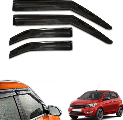 motobridge For Non-convertibles Front, Rear Wind Deflector(Tinted Tata Tiago Revotron XB)