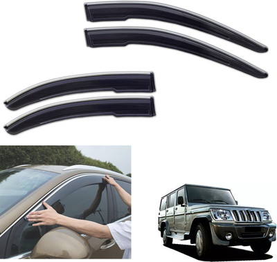motobridge For Non-convertibles Front, Rear Wind Deflector(Tinted Mahindra Bolero ZLX)