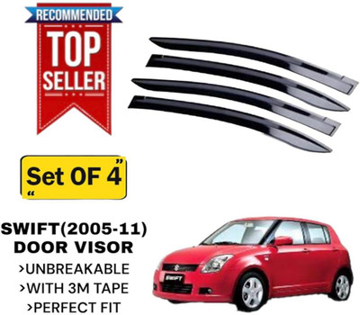 Kingway For Non-convertibles Rear Wind Deflector(Tinted Maruti Swift, Swift LXI Petrol)