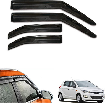 motobridge For Non-convertibles Front, Rear Wind Deflector(Tinted Hyundai i20 Asta)
