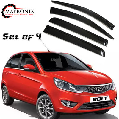 Mayronix For Non-convertibles Front, Rear Wind Deflector(Tinted Tata Bolt)