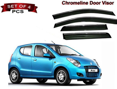 motobridge For Front, Rear Wind Deflector(Tinted Maruti A-Star)
