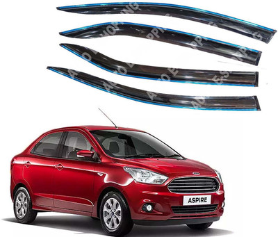 Auto E-Shopping For Convertibles Front, Rear Wind Deflector(Tinted Ford Figo Aspire 1.5 TDCi Trend)