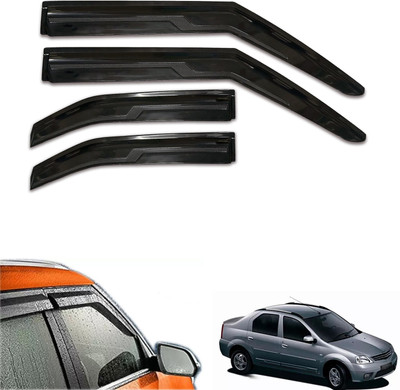 motobridge For Non-convertibles Front, Rear Wind Deflector(Tinted Mahindra Verito)