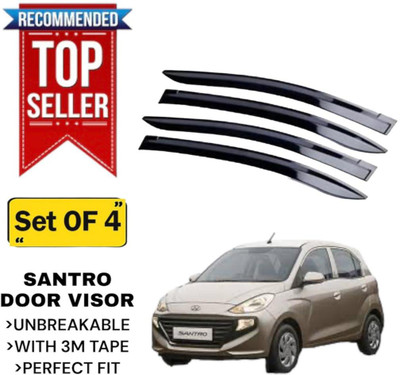 GENFRIDD For Non-convertibles Front Wind Deflector(Tinted HYUNDAI Santro)
