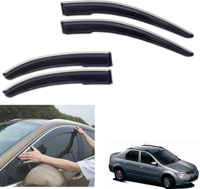 motobridge For Non-convertibles Front, Rear Wind Deflector(Tinted Mahindra Verito)