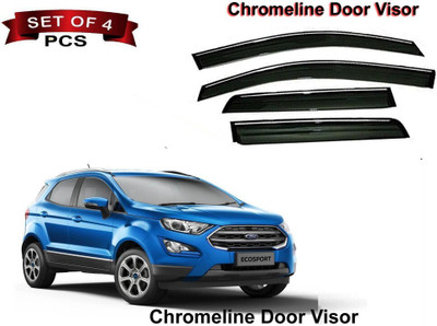 motobridge For Non-convertibles Front, Rear Wind Deflector(Tinted Ford Ecosport)