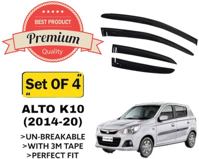 Dylon For Non-convertibles Front Wind Deflector(Tinted Maruti Alto K10 LX)