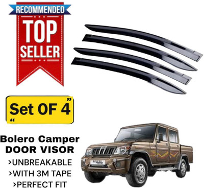 GENFRIDD For Non-convertibles Front Wind Deflector(Tinted Mahindra Bolero Camper 2WD PS BS3)