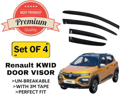 Dylon For Non-convertibles Front Wind Deflector(Tinted Renault Kwid)