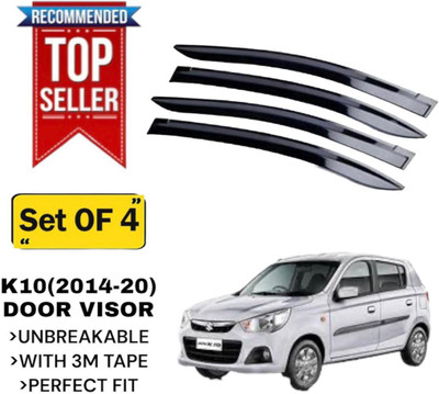 GENFRIDD For Non-convertibles Front Wind Deflector(Tinted Maruti Alto K10 LX)