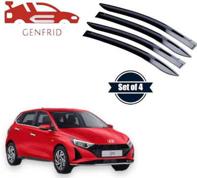 GENFRID For Non-convertibles Front Wind Deflector(Tinted Hyundai i20 Sportz)
