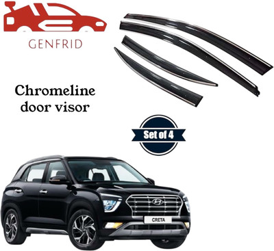 GENFRID For Non-convertibles Rear Wind Deflector(Tinted HYUNDAI Creta 1.4 CRDi L)