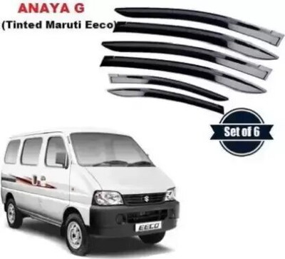 ANiiTEK For Non-convertibles Front, Rear Wind Deflector(Tinted Maruti Eeco)