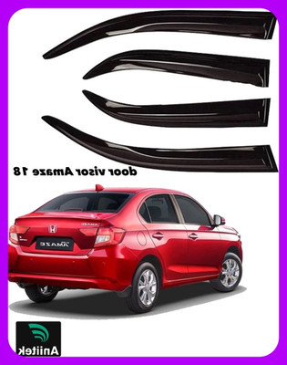ANiiTEK For Non-convertibles Rear, Front Wind Deflector(Tinted Honda Amaze)