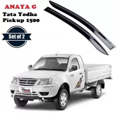 ANiiTEK For Non-convertibles Rear, Front Wind Deflector(Tinted Tata Yodha Pickup 1500 (Diesel)