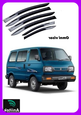 ANiiTEK For Non-convertibles Rear, Front Wind Deflector(Tinted Maruti Omni Van)
