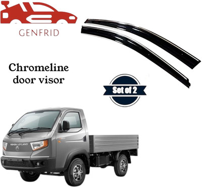 GENFRID For Non-convertibles Front, Rear Wind Deflector(Tinted NA Universal For Car)