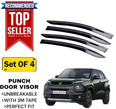 GAURIENTERPRIES For Non-convertibles Front Wind Deflector(Tinted Tata NA)