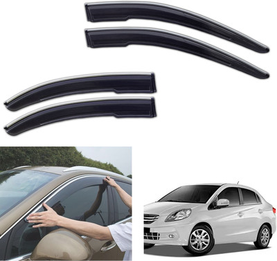 motobridge For Non-convertibles Front, Rear Wind Deflector(Tinted Honda Amaze E Diesel)