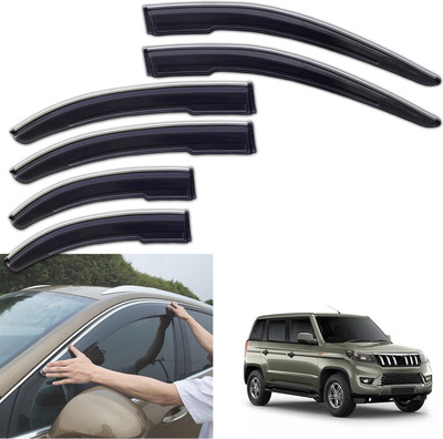 PEEPS STORE For Non-convertibles Front, Rear Wind Deflector(Tinted Mahindra Bolero Neo)