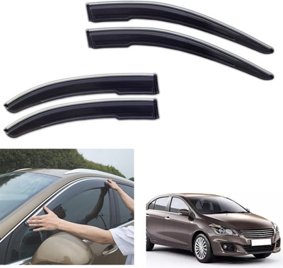 motobridge For Non-convertibles Front, Rear Wind Deflector(Tinted Maruti Ciaz)
