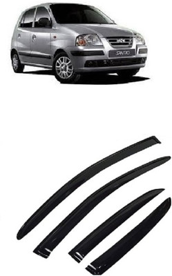 MOTOSHIELD For Non-convertibles Front, Rear Wind Deflector(Tinted HYUNDAI Santro Xing)