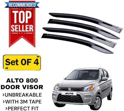 GENFRIDD For Non-convertibles Front Wind Deflector(Tinted Maruti Alto 800 VXI)