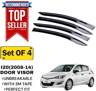 GENFRIDD For Non-convertibles Front Wind Deflector(Tinted Hyundai i20 Asta)