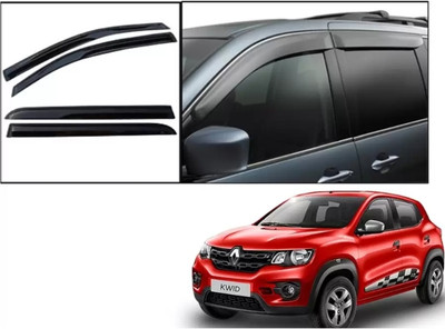 VKUNIVERSE For Non-convertibles Rear, Front Wind Deflector(Clear Renault Kwid)