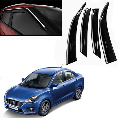Ds enterprise For Non-convertibles Front, Rear Wind Deflector(Tinted Maruti Swift Dzire)