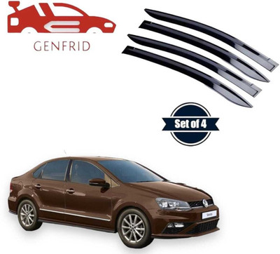GENFRID For Non-convertibles Front Wind Deflector(Tinted Volkswagen Vento EX)