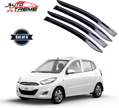 Auto Xtreme For Non-convertibles Front, Rear Wind Deflector(Tinted HYUNDAI i10)