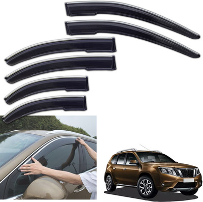 motobridge For Non-convertibles Front, Rear Wind Deflector(Tinted Nissan Terrano)