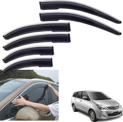 PEEPS STORE For Non-convertibles Front, Rear Wind Deflector(Tinted Toyota Innova)