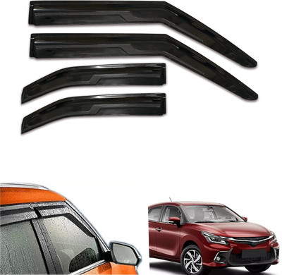 PEEPS STORE For Non-convertibles Front, Rear Wind Deflector(Tinted Toyota Glanza G Petrol)
