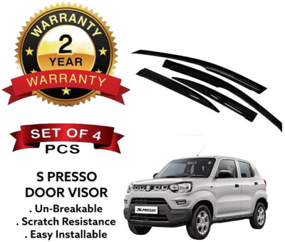 VIZOLT For Non-convertibles Front Wind Deflector(Tinted Maruti S-Presso Lxi)